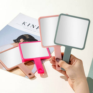 
                  
                    Load image into Gallery viewer, ACCITY - Square Handheld DIY Makeup Mirror_CWMM0904: COFFEE / (OS) 3
                  
                