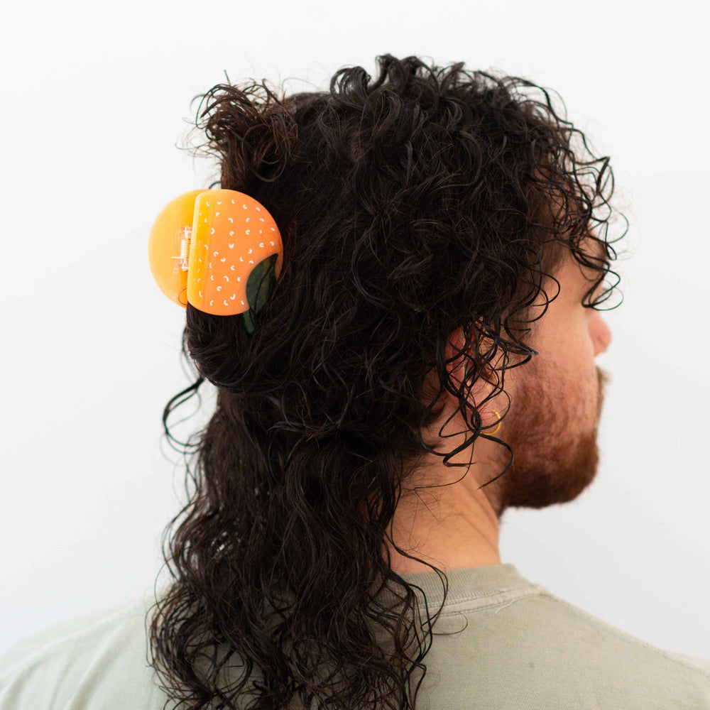 
                  
                    Load image into Gallery viewer, Jenny Lemons - Midi Orange Hair Claw Clip
                  
                