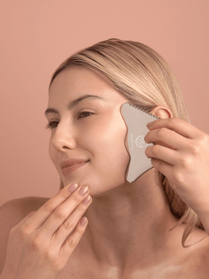 
                  
                    Load image into Gallery viewer, Mount Lai - The Vitality Qi Stainless Steel Gua Sha Contour Tool
                  
                