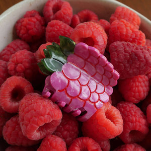 
                  
                    Load image into Gallery viewer, Mini Raspberry Hair Claw Clip
                  
                
