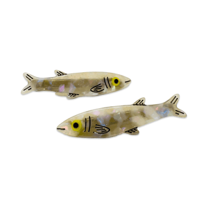 
                  
                    Load image into Gallery viewer, Sardine Alligator Hair Clip Set
                  
                