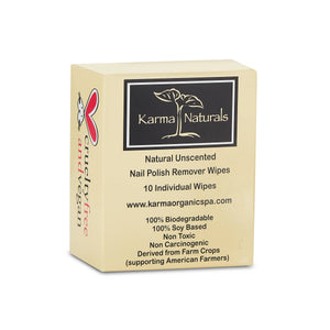 
                  
                    Load image into Gallery viewer, Karma Organic spa - Unscented Nail Polish Remover Wipes - 10 pack
                  
                