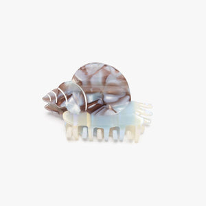 
                  
                    Load image into Gallery viewer, Blue Whelk Sea Snail Shell Women&amp;#39;s Acetate Hair Claw Clip
                  
                