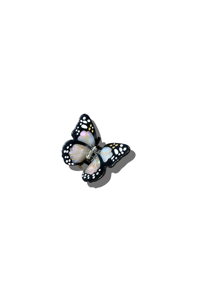 
                  
                    Load image into Gallery viewer, Hand-painted Mini Monarch Claw Hair Clip | Eco-Friendly: Orange
                  
                