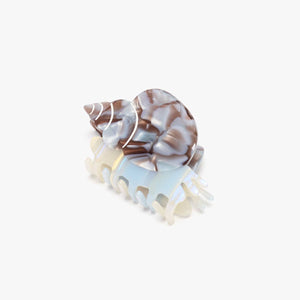 
                  
                    Load image into Gallery viewer, Blue Whelk Sea Snail Shell Women&amp;#39;s Acetate Hair Claw Clip
                  
                