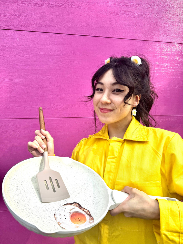 
                  
                    Load image into Gallery viewer, Not Picasso - Sunny-Side Up Mini Hair Claw
                  
                