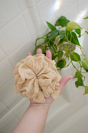 
                  
                    Load image into Gallery viewer, Reusable Cotton Shower Pouf
                  
                