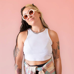 
                  
                    Load image into Gallery viewer, Sunshine Studios - Frances Sunglasses | Ivory
                  
                