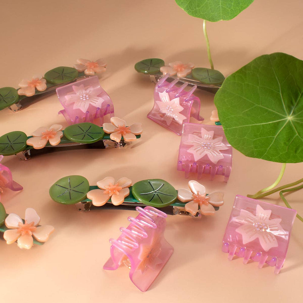 
                  
                    Load image into Gallery viewer, Nasturtium French Barrette
                  
                
