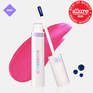 
                  
                    Load image into Gallery viewer, Wonderskin - WONDER BLADING Lip Stain Masque: Neon Rose (bubblegum pink)
                  
                