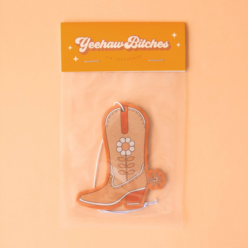 
                  
                    Load image into Gallery viewer, Sunshine Studios - Yeehaw Bitches Air Freshener | Cowgirl Boot
                  
                