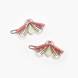 
                  
                    Load image into Gallery viewer, Glow in the Dark Firefly Insect Hair Clip Mini Barrette Set
                  
                