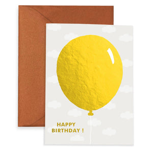 
                  
                    Load image into Gallery viewer, GOLD BALLOON - Birthday Card
                  
                