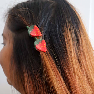 
                  
                    Load image into Gallery viewer, Micro Fruit and Flowers Hair Claw Clip Set
                  
                