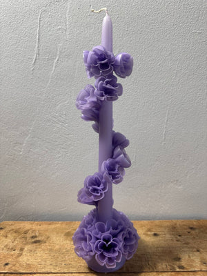 
                  
                    Load image into Gallery viewer, Floral Serpent Candle-  Lilac
                  
                