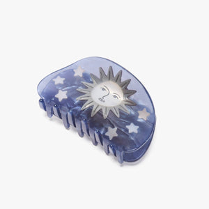
                  
                    Load image into Gallery viewer, Pleiades Moon Stars Constellation Acetate Hair Claw Clip
                  
                