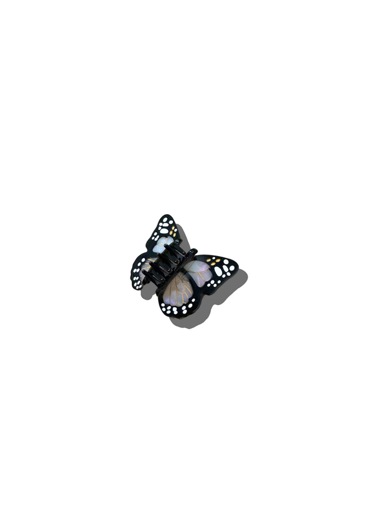 
                  
                    Load image into Gallery viewer, Hand-painted Mini Monarch Claw Hair Clip | Eco-Friendly: Orange
                  
                