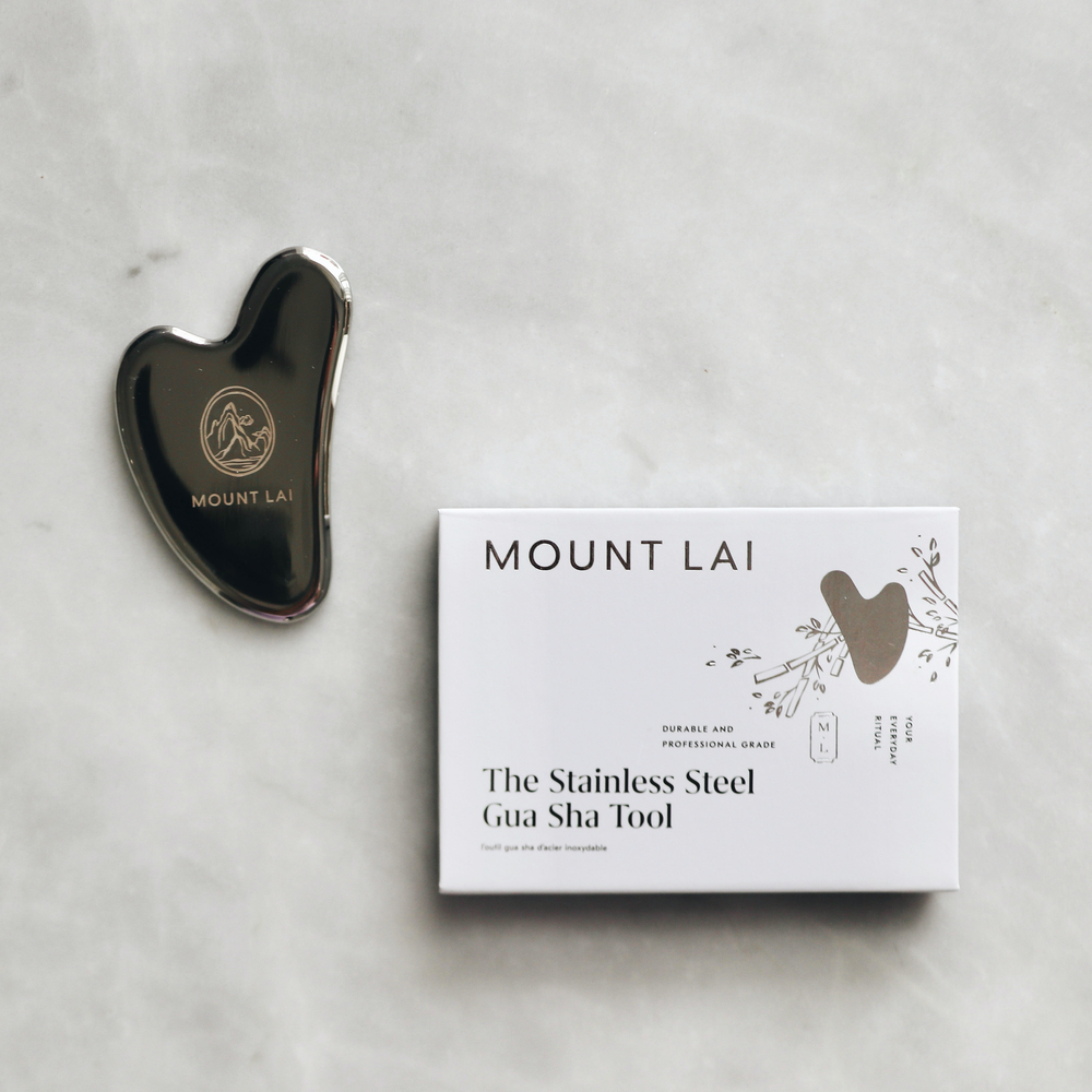 
                  
                    Load image into Gallery viewer, Mount Lai - The Stainless Steel Gua Sha Facial Lifting Tool
                  
                
