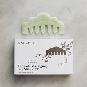 
                  
                    Load image into Gallery viewer, The Jade Massaging Gua Sha Comb
                  
                