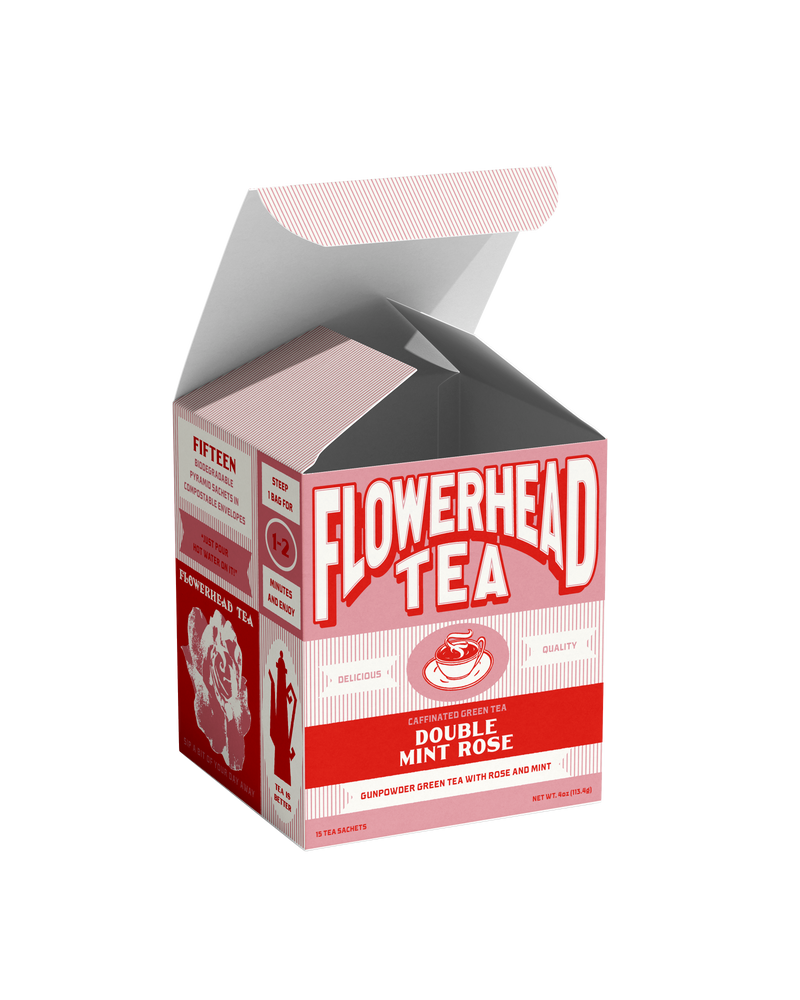 
                  
                    Load image into Gallery viewer, Flowerhead Tea - Double Mint Rose Tea Bags
                  
                