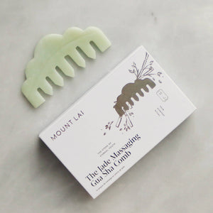 
                  
                    Load image into Gallery viewer, The Jade Massaging Gua Sha Comb
                  
                