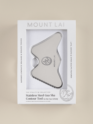 
                  
                    Load image into Gallery viewer, Mount Lai - The Vitality Qi Stainless Steel Gua Sha Contour Tool
                  
                