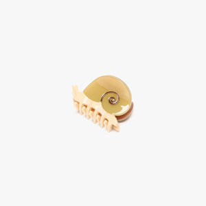 
                  
                    Load image into Gallery viewer, Mini Snail Hair Claw Clip Accessory in Sand Acetate
                  
                