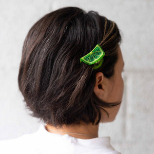 
                  
                    Load image into Gallery viewer, Jenny Lemons - Mini Lime Slice Hair Claw Clip
                  
                