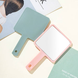 
                  
                    Load image into Gallery viewer, ACCITY - Square Handheld DIY Makeup Mirror_CWMM0904: COFFEE / (OS) 3
                  
                