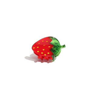 
                  
                    Load image into Gallery viewer, Jenny Lemons - Mini Strawberry Hair Claw
                  
                