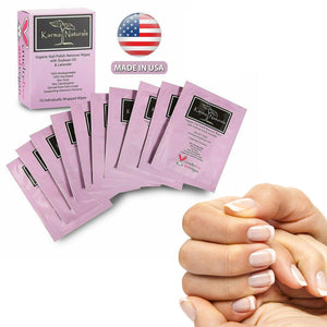 
                  
                    Load image into Gallery viewer, Lavender Nail Polish Remover Wipes
                  
                