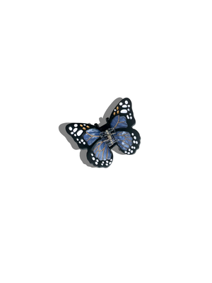 
                  
                    Load image into Gallery viewer, Hand-painted Mini Monarch Claw Hair Clip | Eco-Friendly: Orange
                  
                