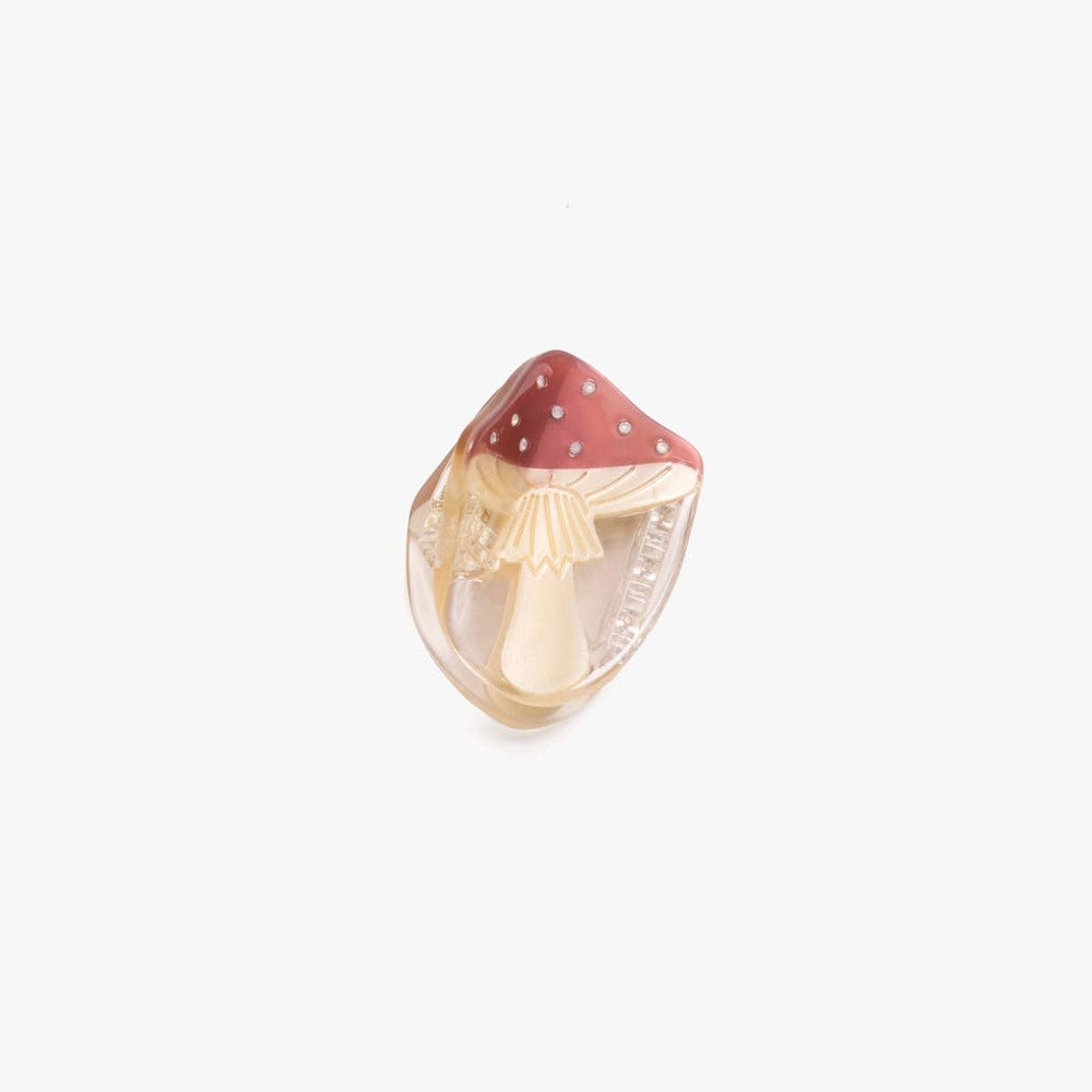 
                  
                    Load image into Gallery viewer, Mushroom Mini Acetate Hair Claw Clip With Rhinestones
                  
                