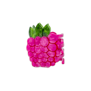 
                  
                    Load image into Gallery viewer, Mini Raspberry Hair Claw Clip
                  
                