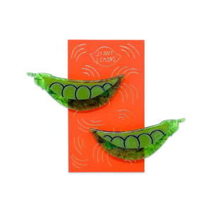 
                  
                    Load image into Gallery viewer, Jenny Lemons - Pea Pod Hair Clip Set
                  
                