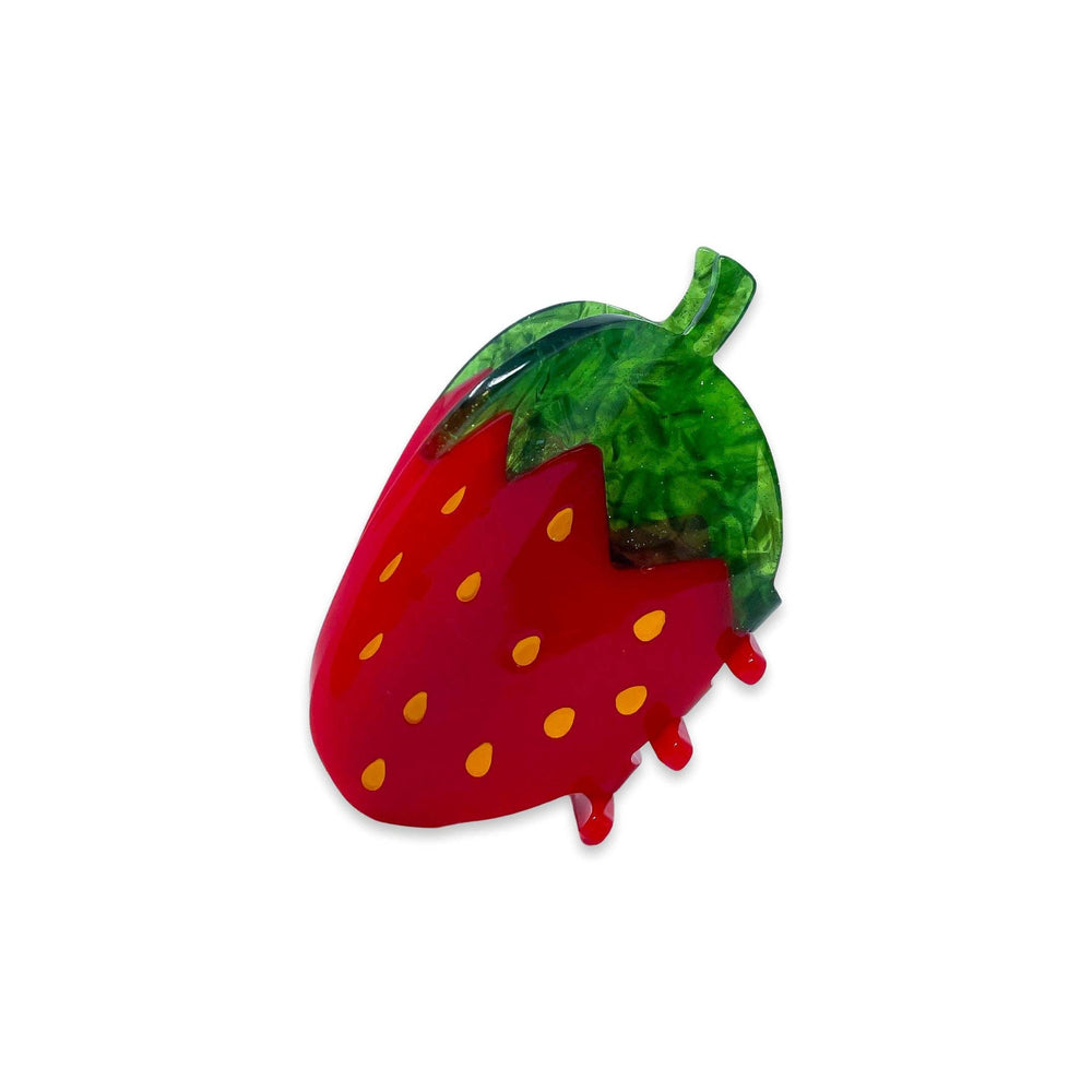 
                  
                    Load image into Gallery viewer, Jenny Lemons - Midi Red Strawberry Hair Claw Clip
                  
                