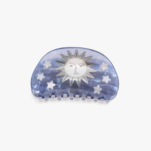 
                  
                    Load image into Gallery viewer, Pleiades Moon Stars Constellation Acetate Hair Claw Clip
                  
                