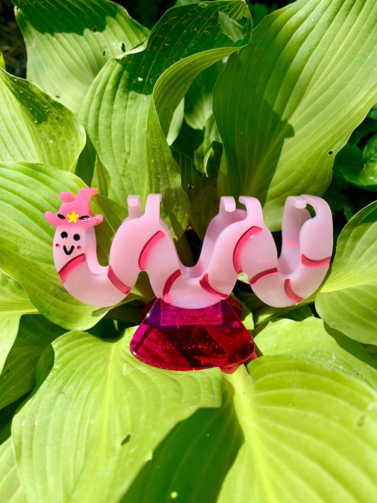 
                  
                    Load image into Gallery viewer, Not Picasso - Cowboy Worm Hair Claw
                  
                