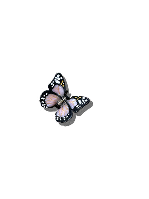 
                  
                    Load image into Gallery viewer, Hand-painted Mini Monarch Claw Hair Clip | Eco-Friendly: Orange
                  
                