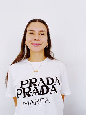 
                  
                    Load image into Gallery viewer, PRADA PRADA MARFA MARFA BLACO CLASICO
                  
                