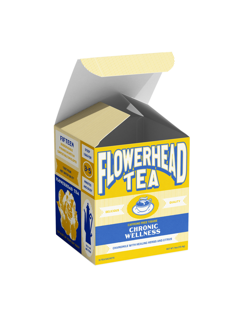 
                  
                    Load image into Gallery viewer, Flowerhead Tea - Chronic Wellness Tea Bags
                  
                