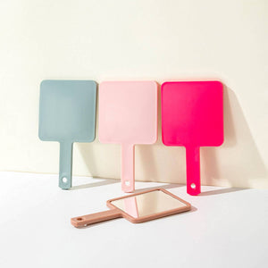 
                  
                    Load image into Gallery viewer, ACCITY - Square Handheld DIY Makeup Mirror_CWMM0904: COFFEE / (OS) 3
                  
                