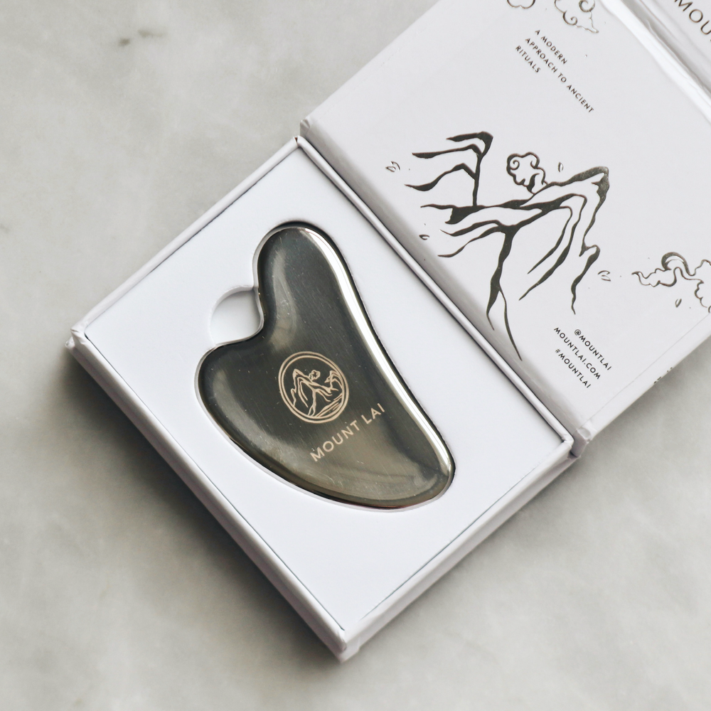 
                  
                    Load image into Gallery viewer, Mount Lai - The Stainless Steel Gua Sha Facial Lifting Tool
                  
                