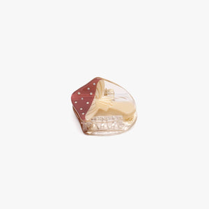 
                  
                    Load image into Gallery viewer, Mushroom Mini Acetate Hair Claw Clip With Rhinestones
                  
                