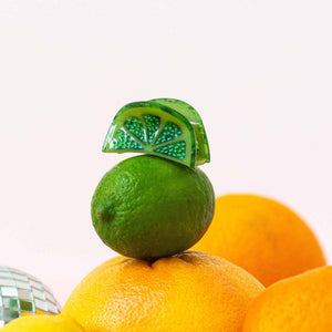 
                  
                    Load image into Gallery viewer, Jenny Lemons - Mini Lime Slice Hair Claw Clip
                  
                