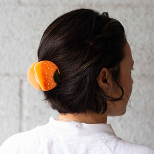 
                  
                    Load image into Gallery viewer, Jenny Lemons - Midi Orange Hair Claw Clip
                  
                