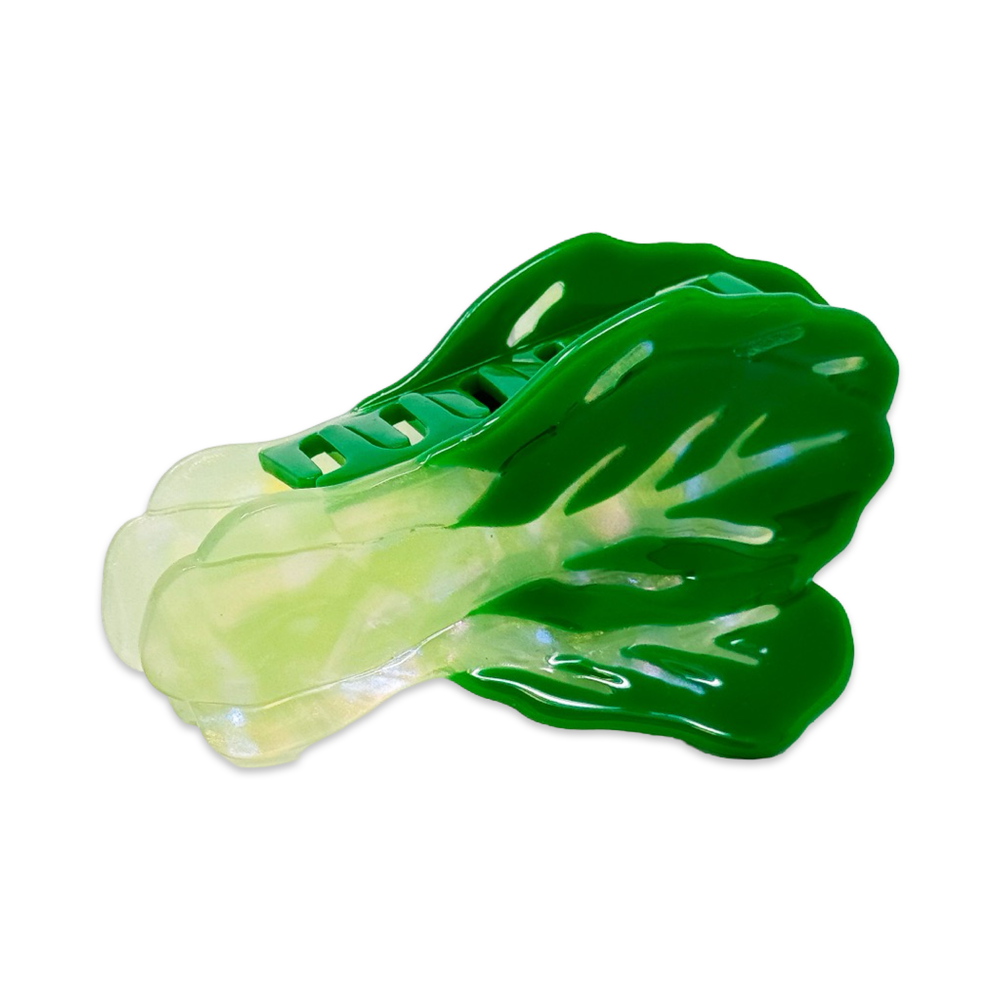 
                  
                    Load image into Gallery viewer, Large Bok Choy Hair Claw Clip
                  
                