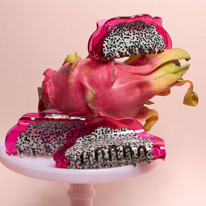 
                  
                    Load image into Gallery viewer, WINONA IRENE - Dragon Fruit Hair Claw Accessory Clip with Speckled Acetate
                  
                