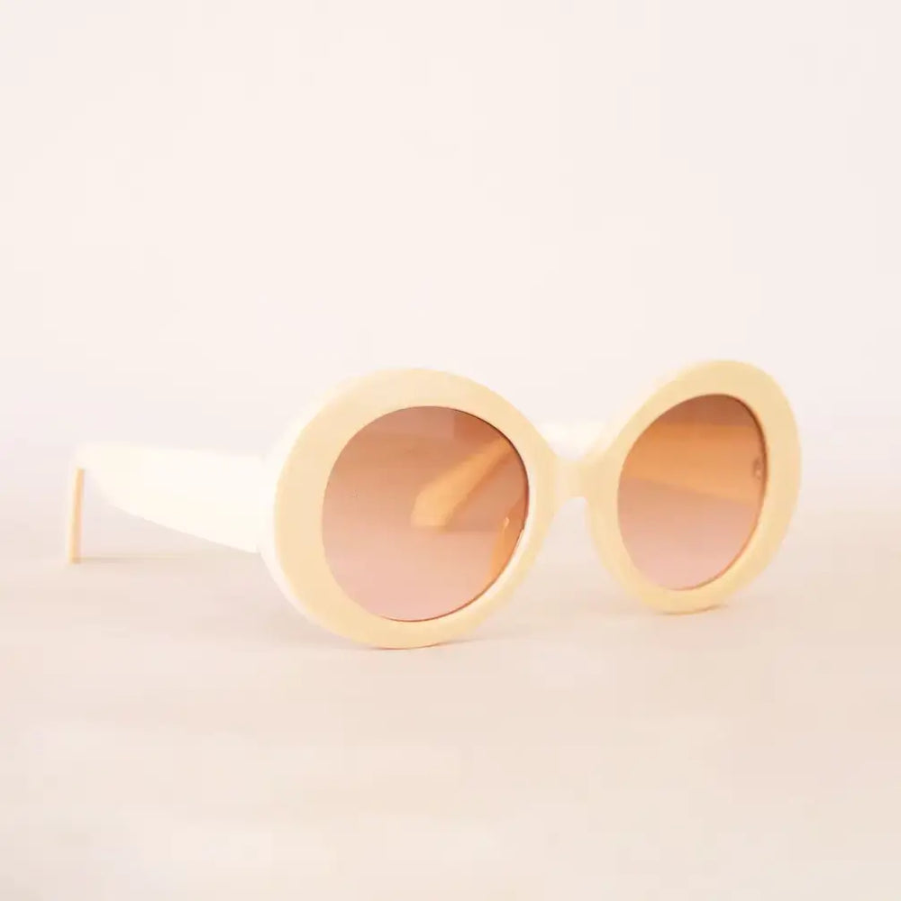 
                  
                    Load image into Gallery viewer, Frances Sunglasses|| Ivory
                  
                