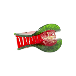 
                  
                    Load image into Gallery viewer, Midi Watermelon Hair Claw Clip
                  
                